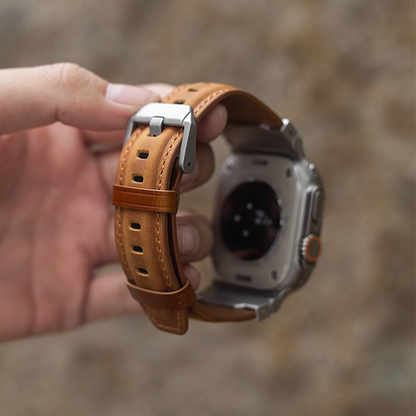 【大人の冒険心】アドベンチャーレザーバンド【アップルウォッチ】