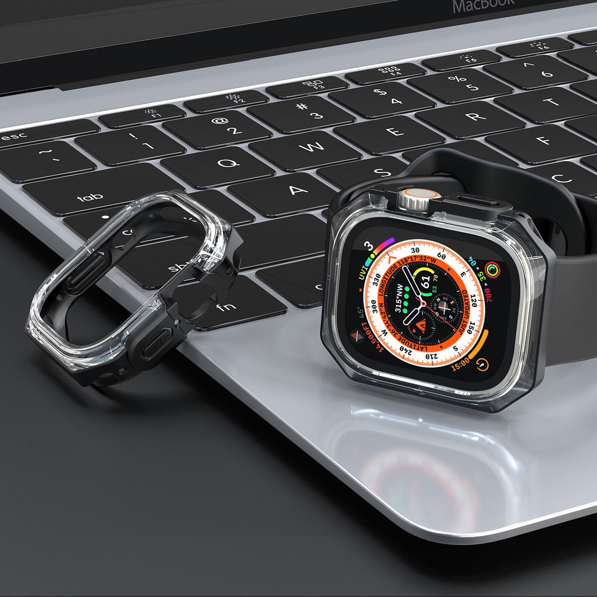 【全6色】クリアアーマーガードケース【アップルウォッチ】 - Apple Watchバンド専門通販【BELTIES(ベルティーズ)】