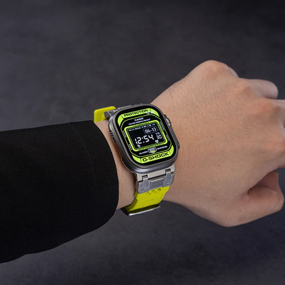 【男前デザイン】メカニカルタフシリコンバンド【アップルウォッチ】