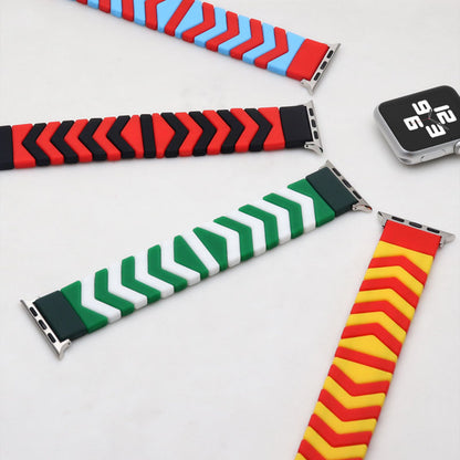 [18 colors available] Elastic silicone band [Apple Watch]