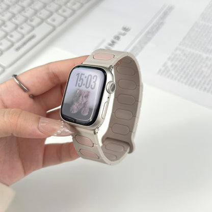 【立体バイカラー】パッドリンクシリコンバンド【アップルウォッチ】