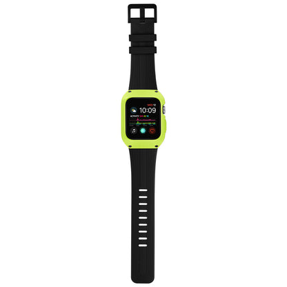 [All 5 colors available with integrated case] Active Guard Silicone Band [Apple Watch]