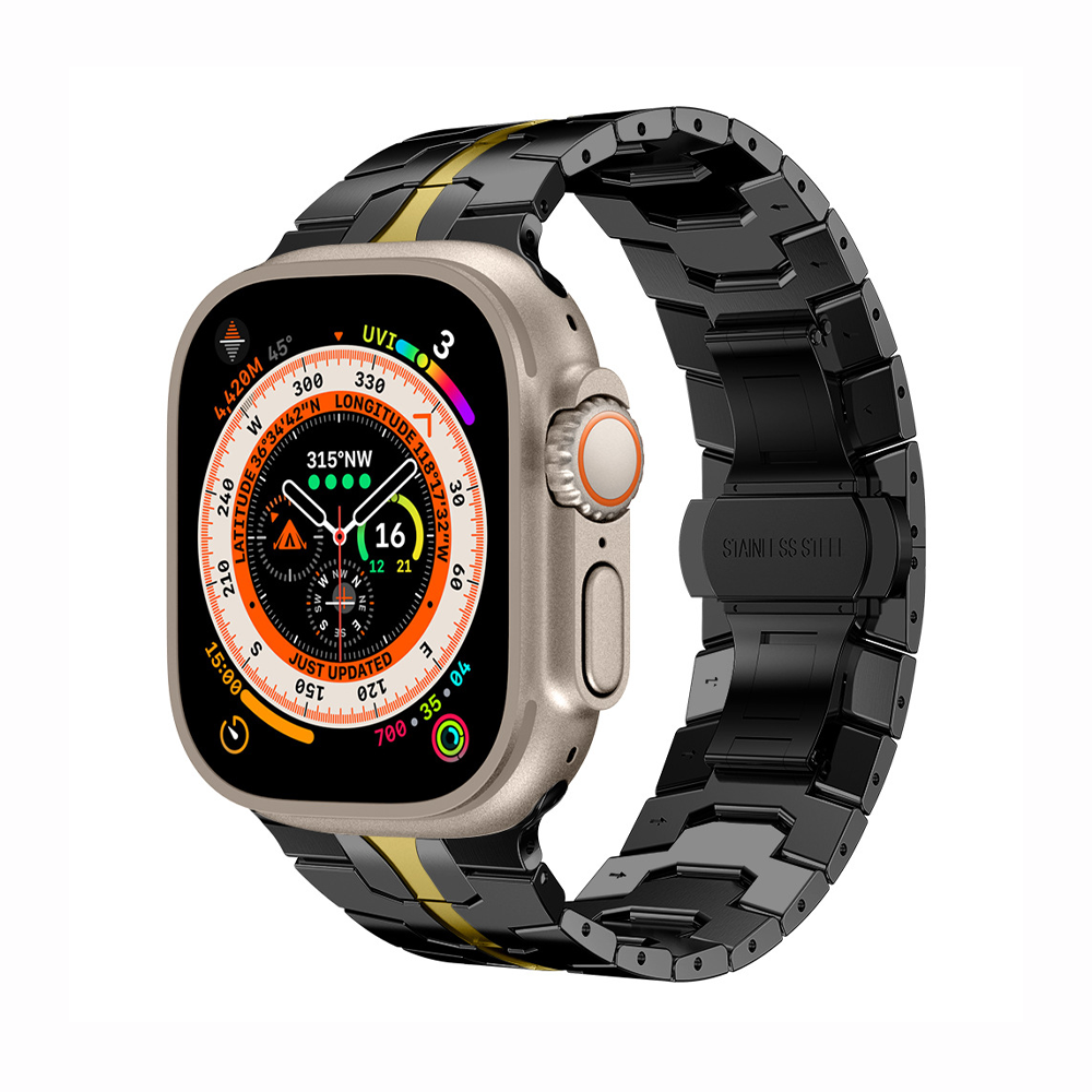 [7 colors available] Iron Metal Line Band [Apple Watch]