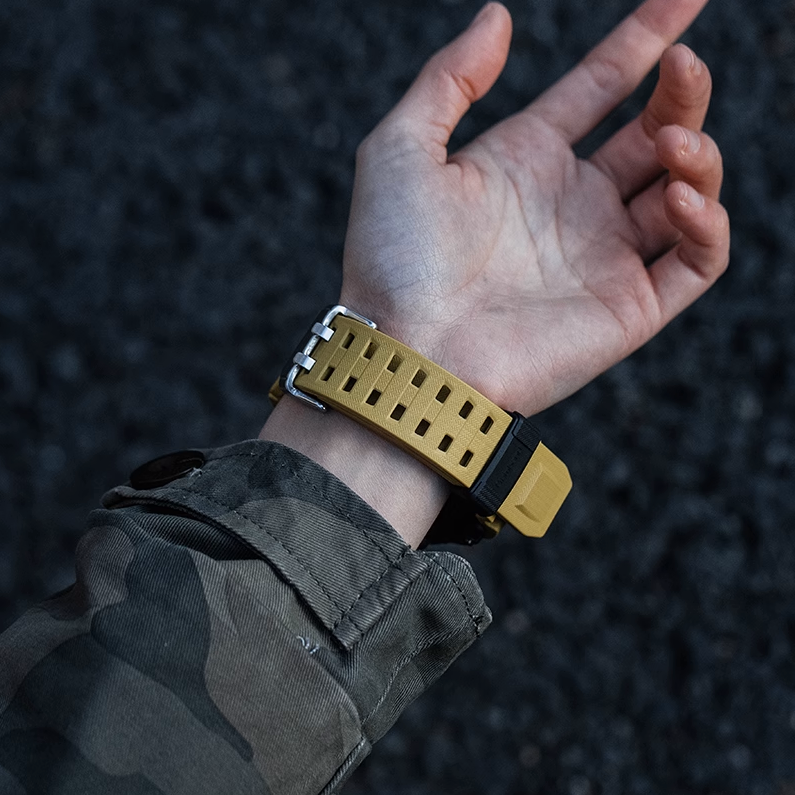 [Shock-resistant] Metal protective TPU band [Apple Watch]