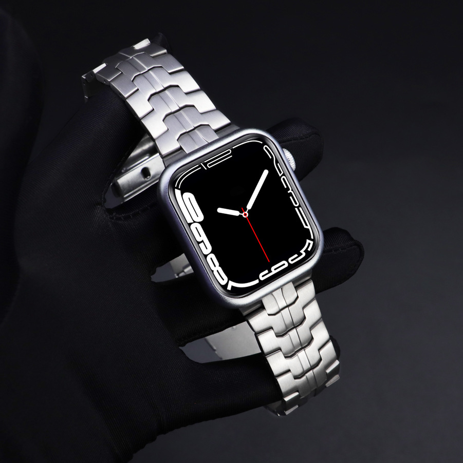 【未来感溢れる】アローリンクチタンバンド【アップルウォッチ】