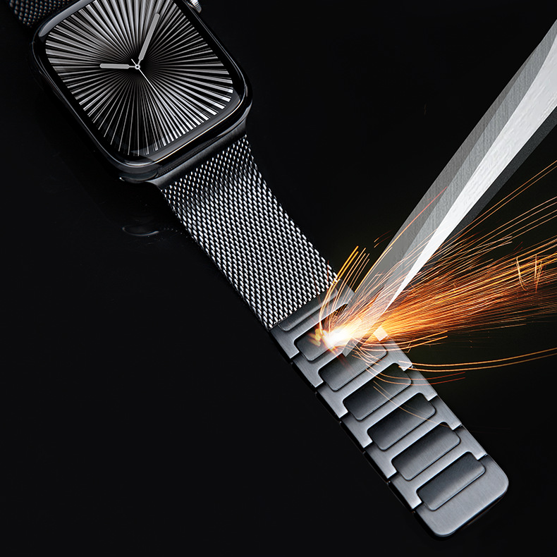 [Latest Milanese] Dual Texture Metal Band [Apple Watch]