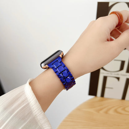 [6 colors available with cover] Acrylic crystal band [Apple Watch]