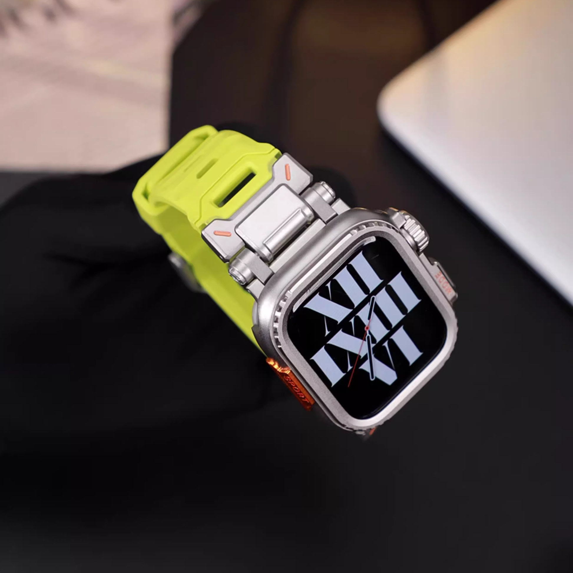 レアカラー登場】ハイブリッドメタルラバーバンド【アップルウォッチ