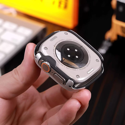 【フィルム付タイプ】デュアルトーンメタルケース【アップルウォッチ】