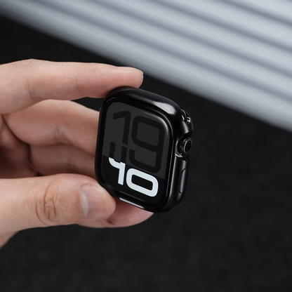 【ガラス付き両面保護】プレミアムメタルバンパーケース【アップルウォッチ】