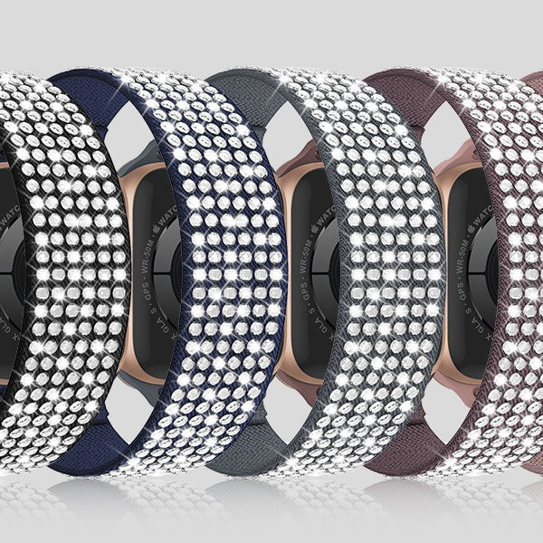 [5 colors available] Glitter mesh nylon band [Apple Watch]