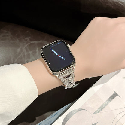 【可憐な蝶々】バタフライスリムレザーバンド【アップルウォッチ】