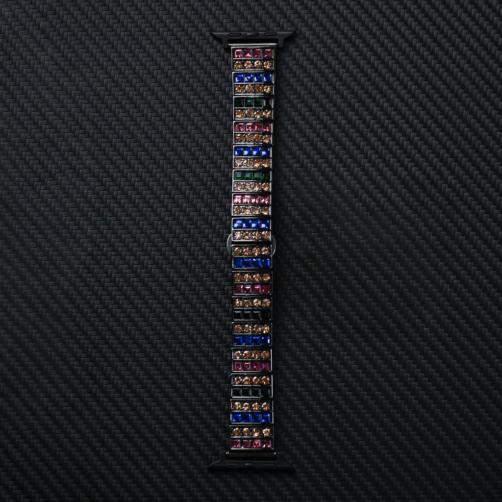 [Silver Crown] Lux Brilliant Metal Band [Apple Watch]