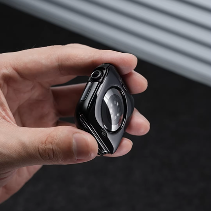 【ガラス付き両面保護】プレミアムメタルバンパーケース【アップルウォッチ】