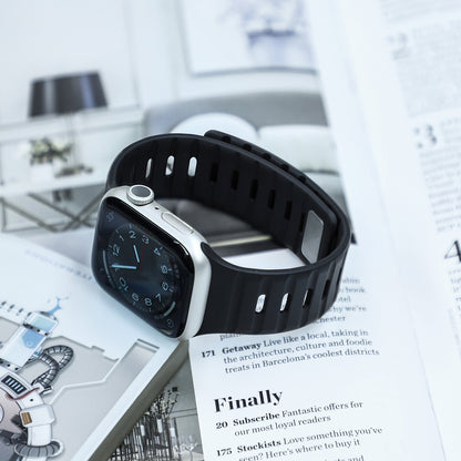 【磁力で快適フィット】ダブルロックマグネットバンド【アップルウォッチ】