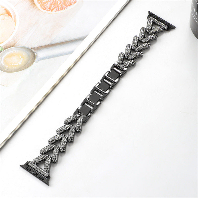 Sparkling Glitter Chain Link Band for Apple Watch