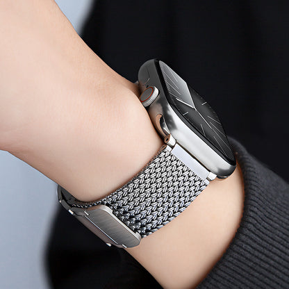 [3 colors available] Magnetic mesh stainless steel band [Apple Watch]