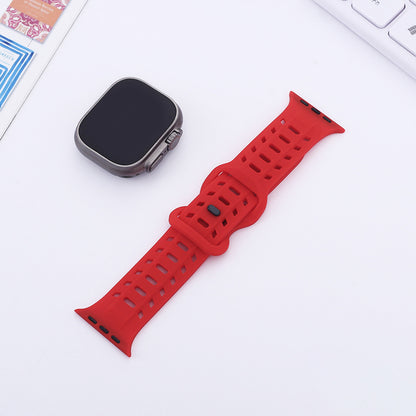 【太めで快適】エアホールマグシリコンバンド【アップルウォッチ】