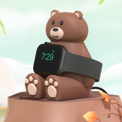 [3 colors available] Bear Apple Watch charging stand [Apple Watch]