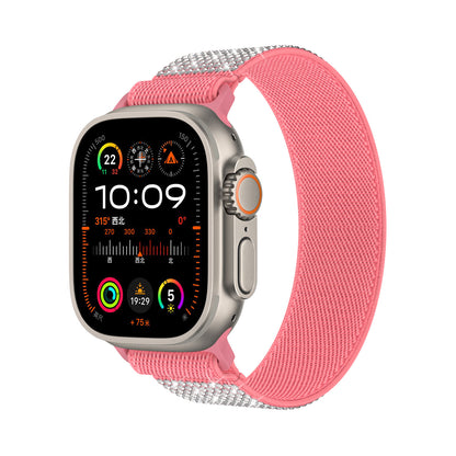 [5 colors available] Glitter mesh nylon band [Apple Watch]