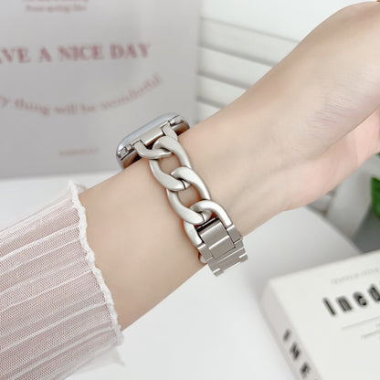 【レディースラグジュアリー】ジュエリーチェーンメタルバンド【アップルウォッチ】