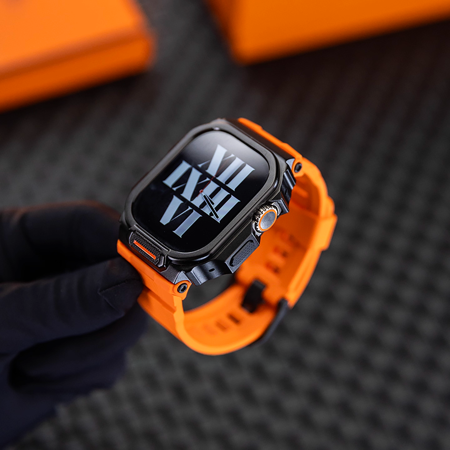 【Ultra専用モデル】メカニカルガードケースバンド【アップルウォッチ】