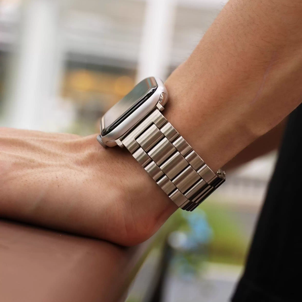 【王道デザイン】コンパチブルステンレスバンド【アップルウォッチ】