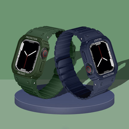 【全5色】ケース一体型マグネットシリコンバンド【アップルウォッチ】 - Apple Watchバンド専門通販【BELTIES(ベルティーズ)】