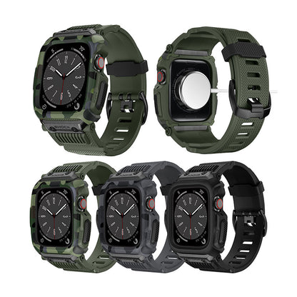 [3 colors available] TPU military case integrated band [Apple Watch]