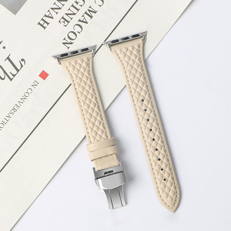 【全6色】ダイヤパターンレザーバンド【アップルウォッチ】 - Apple Watchバンド専門通販【BELTIES(ベルティーズ)】