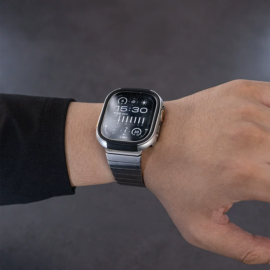 【フィルム付タイプ】デュアルトーンメタルケース【アップルウォッチ】