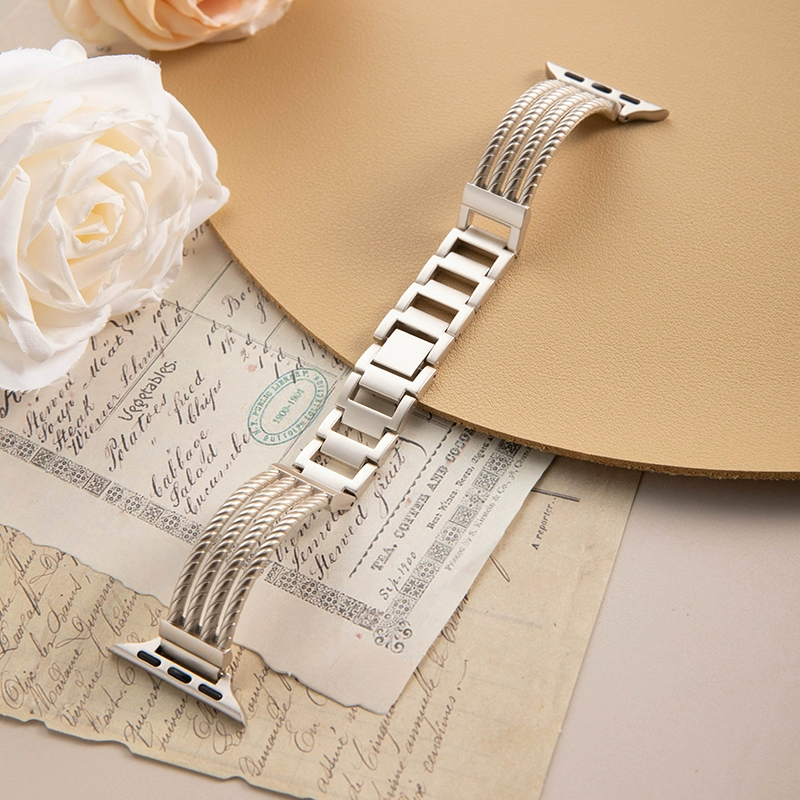 [Women's Luxury] Twisted Mesh Metal Band [Apple Watch]