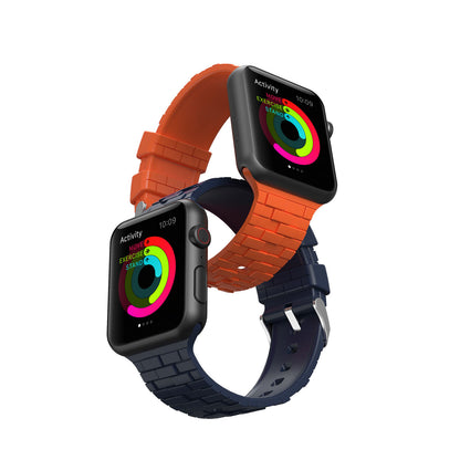 [10 colors available] Cube Brick Silicone Band [Apple Watch]