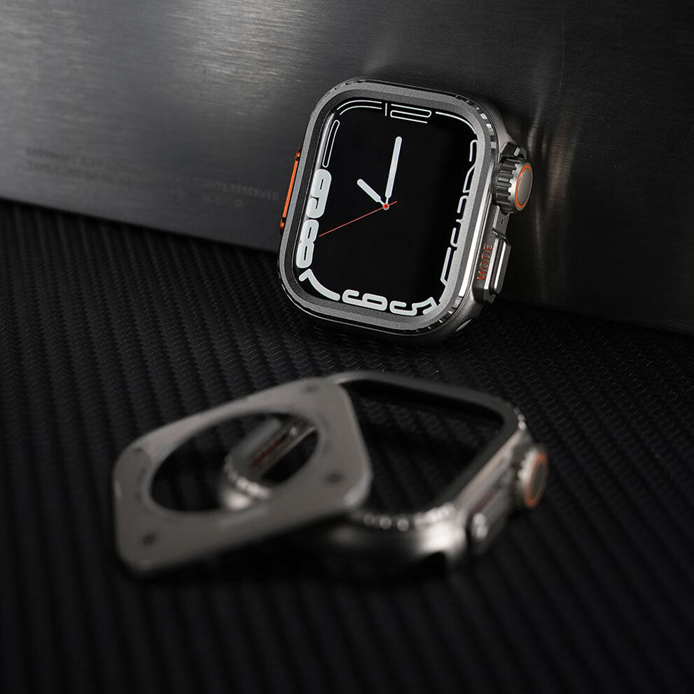 [4 colors available] Ultra-style double-sided protective metal frame [Apple Watch]