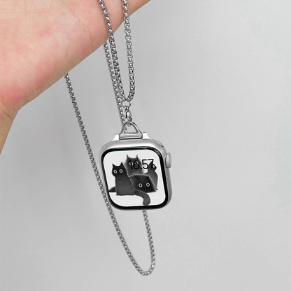 【斬新スタイル】ネックレスコネクトホルダー【アップルウォッチ】