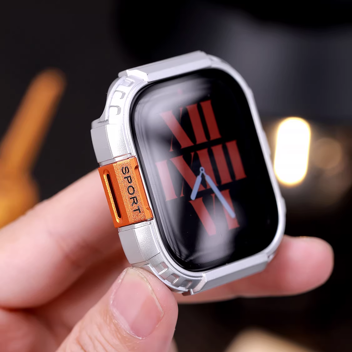 【フィルム付タイプ】メタルPCボディ保護ケース【アップルウォッチ】