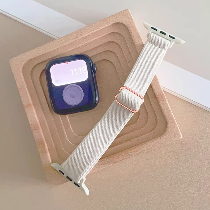 【軽やかフィット】スリムナイロンループバンド【アップルウォッチ】