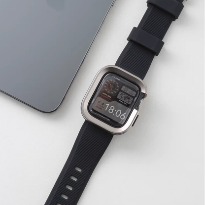【ガラス無し両面保護】アルミチタンプロテクトケース【アップルウォッチ】