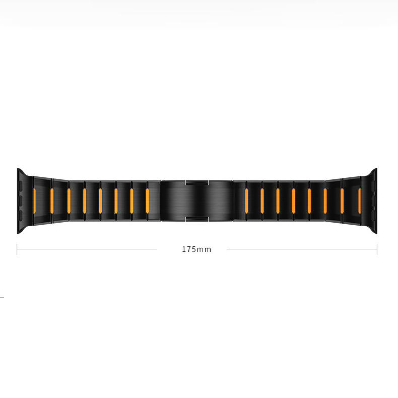 【未来的デザイン】ハイブリッドメタルリンクバンド【アップルウォッチ】