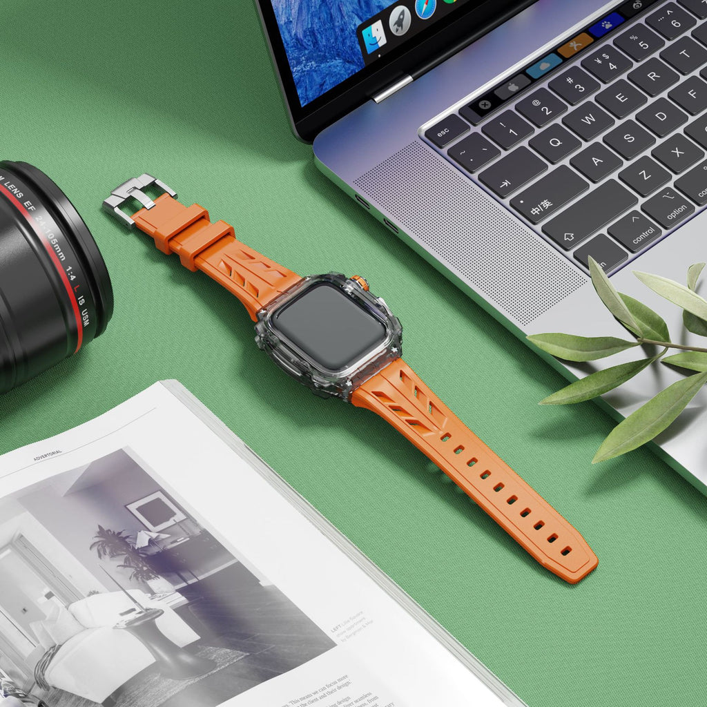 [7 colors available] Tough Clear Protect Band [Apple Watch]