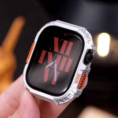 【フィルム付タイプ】メタルPCボディ保護ケース【アップルウォッチ】