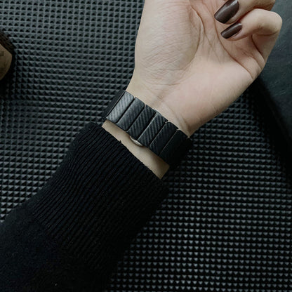 [4 colors available] Kevlar carbon pattern band [Apple Watch]