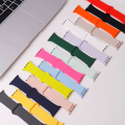 【独特な質感】ロックテクスチャシリコンバンド【アップルウォッチ】