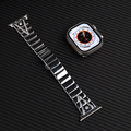 [Silver Crown] V-Line Crystal Metal Band [Apple Watch]