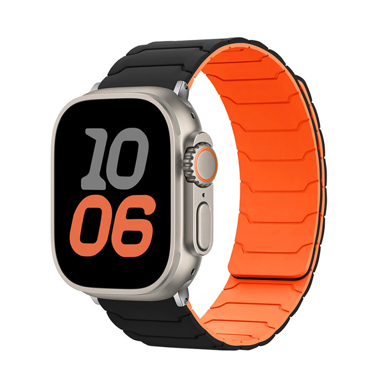 [Easy to attach with magnets] Link Pattern Magnetic Band [Apple Watch]