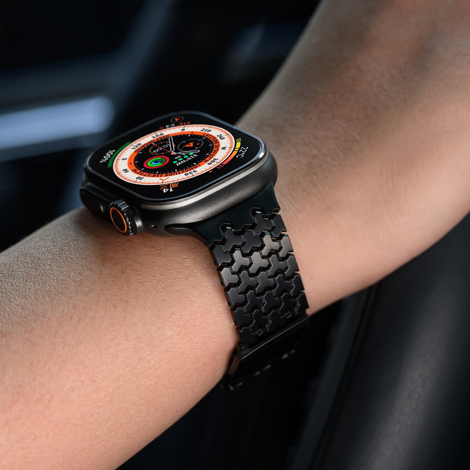 近未来スタイル】ハニカムメタルマグネットバンド【アップルウォッチ