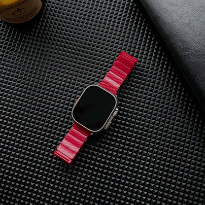 [4 colors available] Kevlar carbon pattern band [Apple Watch]