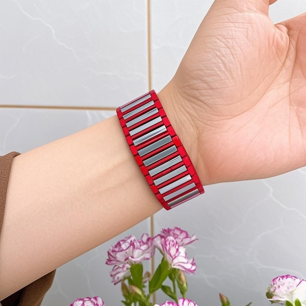 【バイカラー】2トーンマグネットメタルバンド【アップルウォッチ】