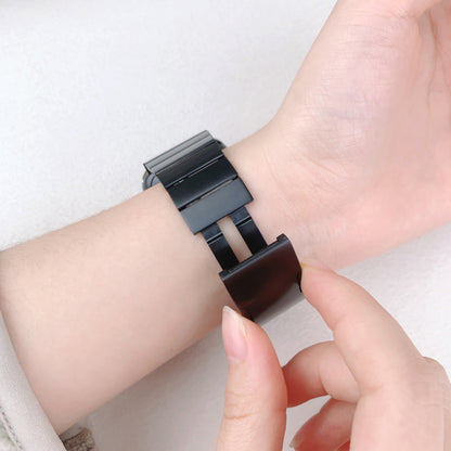 【手首に干渉しない】リンクブレスレットメタルバンド【アップルウォッチ】