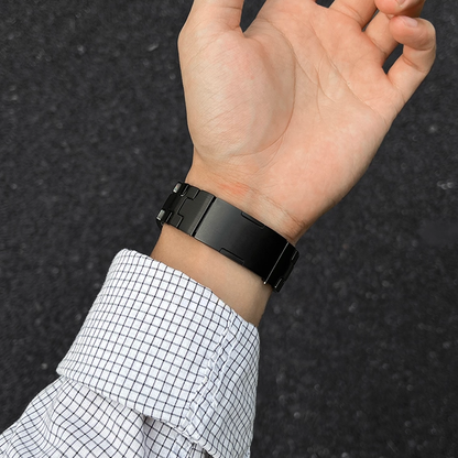 【最新デザイン】モダンカットステンレスバンド【アップルウォッチ】